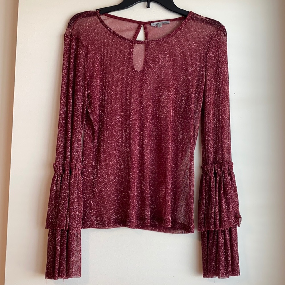 Shimmery blouse!